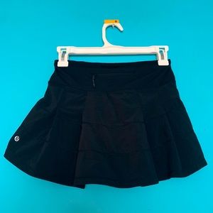 LULULEMON BLACK TENNIS SKIRT